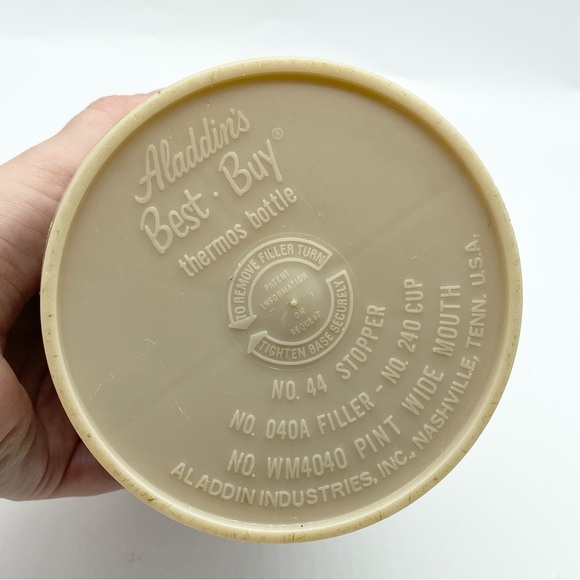 Vintage 1970s Aladdin Plaid Thermos AS IS - Picture 4 of 7